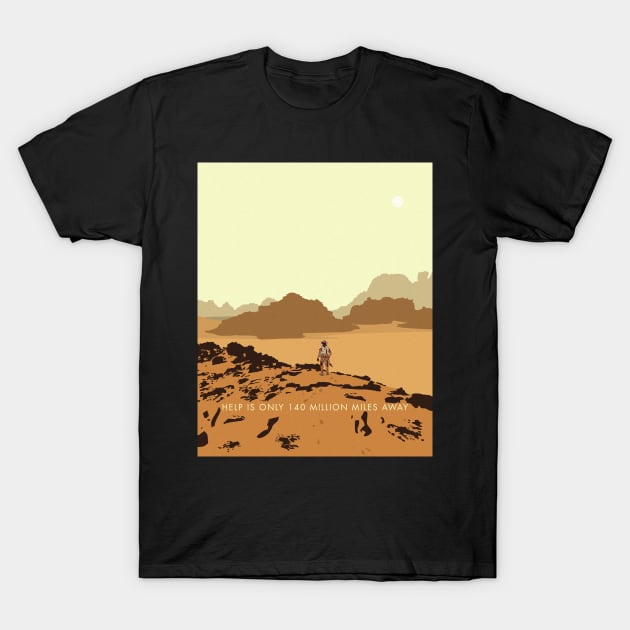 The Martian T-Shirt by Huegh